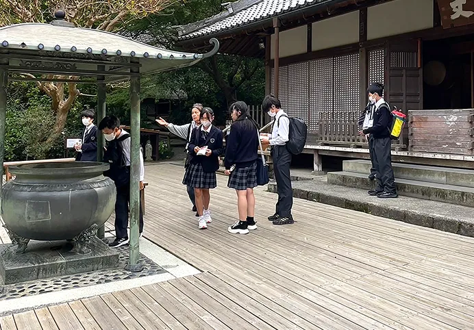 学校行事7: 鎖倉校外学習の様子